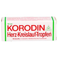 KORODIN Herz-Kreislauf-Tropfen zum Einnehmen - 10ml - Schwindelzustände