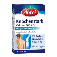 ABTEI Knochenstark Calcium 600+D3 Tabletten - 28St - Calcium & Vitamin D3