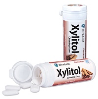 MIRADENT Xylitol Chewing Gum Zimt - 30St - Frischer Atem