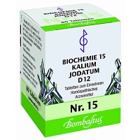 BIOCHEMIE 15 Kalium jodatum D 12 Tabletten - 80St