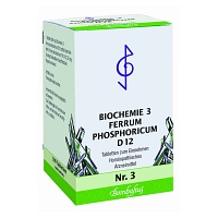BIOCHEMIE 3 Ferrum phosphoricum D 12 Tabletten - 500St - Biochemie Bombastus