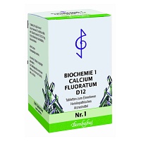 BIOCHEMIE 1 Calcium fluoratum D 12 Tabletten - 500St - Biochemie Bombastus