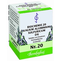 BIOCHEMIE 20 Kalium aluminium sulfuricum D 6 Tabl. - 80St