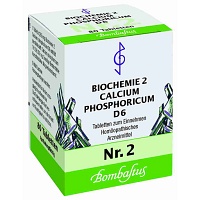 BIOCHEMIE 2 Calcium phosphoricum D 6 Tabletten - 80St - Biochemie Bombastus