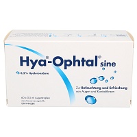 HYA-OPHTAL sine Augentropfen - 60X0.5ml - Gegen trockene Augen