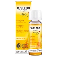 WELEDA Calendula Pflegeöl parfümfrei - 10ml - Baby- Kinderpflege