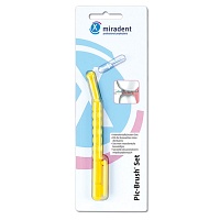 MIRADENT Interd.Pic-Brush Set gelb - 1St