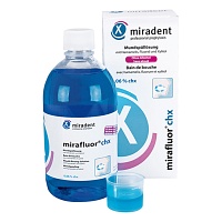 MIRADENT Mundspüllösung mirafluor CHX 0,06% - 500ml