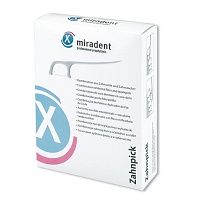 MIRADENT Zahnseidensticks Zahnpick - 100St - Zahnseide & -hölzer