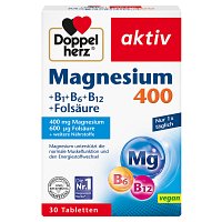 DOPPELHERZ Magnesium 400 mg Tabletten - 30St - Magnesium