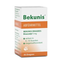 BEKUNIS Dragees Bisacodyl 5 mg magensaftres.Tabl. - 45St - Abführmittel