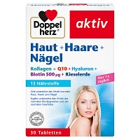 DOPPELHERZ Haut+Haare+Nägel Tabletten - 30St - Für Haut, Haare & Knochen