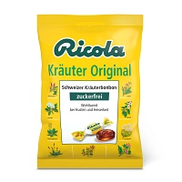 RICOLA o.Z.Beutel Kräuter Bonbons - 75g - Bonbons zuckerfrei