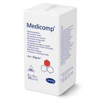 MEDICOMP Vlieskomp.unsteril 5x5 cm 4fach - 100St