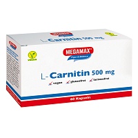 MEGAMAX L-Carnitin 500 mg Kapseln - 60St - Nahrungsergänzung