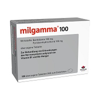 MILGAMMA 100 mg überzogene Tabletten - 100St - Muskelzuckung & Tremor