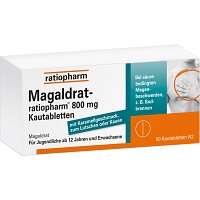 MAGALDRAT-ratiopharm 800 mg Tabletten - 50St - Saurer Magen