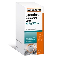 LACTULOSE-ratiopharm Sirup - 500ml - Abführmittel