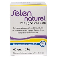 SELENNATUREL 200 µg+Zink Kapseln - 60St