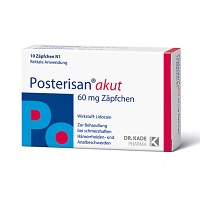 POSTERISAN Akut Zäpfchen - 10St - Hämorrhoiden