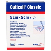CUTICELL Classic Wundgaze 5x5 cm - 5St