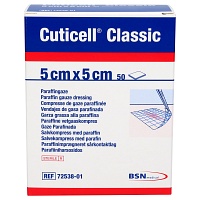 CUTICELL Classic Wundgaze 5x5 cm - 50St