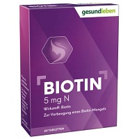 GESUND LEBEN Biotin 5 mg N Tabletten - 60St