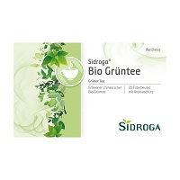 SIDROGA Wellness Grüntee Filterbeutel - 20X1.7g - Wohlfühl & Vitaltees