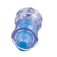 SAFEFLOW Membranventil nadelfr.m.Verlängerung blau - 1St