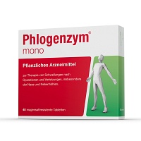PHLOGENZYM mono magensaftresistente Tabletten - 40St - Enzymtherapie