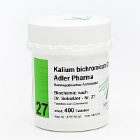 BIOCHEMIE Adler 27 Kalium bichrom D 12 Tabletten - 400St