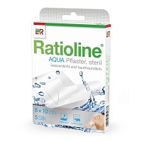 RATIOLINE aqua Duschpflaster Plus 8x10 cm steril - 5St