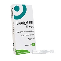LIQUIGEL UD 2,5mg/g Augengel i.Einzeldosisbeh. - 30X0.5g - Gegen trockene Augen