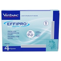 EFFIPRO 50 mg Lösung z.Auftropfen f.Katzen - 4St