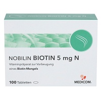 NOBILIN Biotin 5 mg N Tabletten - 100St - Biotin