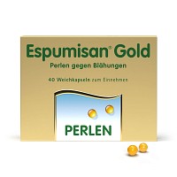 ESPUMISAN Gold Perlen gegen Blähungen - 40St - Blähungen & Krämpfe