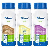 DIBEN DRINK Mischkarton 1.5 kcal/ml Trinkflasche - 24X200ml