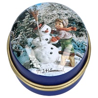 PILLENDOSE oval Winter Motiv - 1St