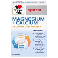 DOPPELHERZ Magnesium+Calc.+Kupfer+Mangan syst.Tab. - 60St - Magnesium
