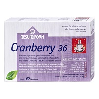 GESUNDFORM Cranberry 36 Kapseln - 60St