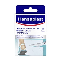 HANSAPLAST Druckstopp transparent.Schutzpolster - 2St - Blasen & Hühneraugenpflaster