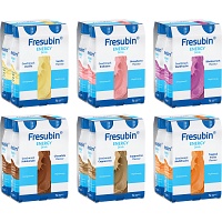 FRESUBIN ENERGY DRINK Mischkarton Trinkflasche - 6X4X200ml