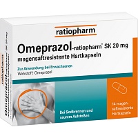 OMEPRAZOL-ratiopharm SK 20 mg magensaftr.Hartkaps. - 14St - Saurer Magen