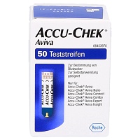 ACCU-CHEK Aviva Teststreifen Plasma II - 1X50St - Blutzucker-Teststreifen