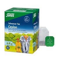 CEYLON schwarzer Tee Bio Salus Filterbeutel - 15St