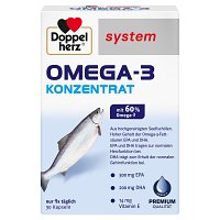 DOPPELHERZ Omega-3 Konzentrat system Kapseln - 30St - Omega-3-Fettsäuren