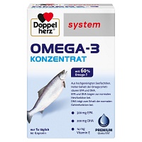 DOPPELHERZ Omega-3 Konzentrat system Kapseln - 60St - Omega-3-Fettsäuren