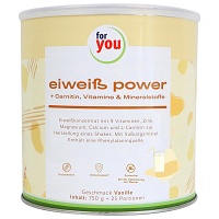 FOR YOU eiweiß power Vanille Pulver - 750g