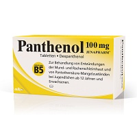 PANTHENOL 100 mg Jenapharm Tabletten - 100St - Mund & Zahnfleisch