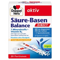 DOPPELHERZ Säure-Basen Balance DIRECT Pellets - 20St - Für Säurebasenhaushalt